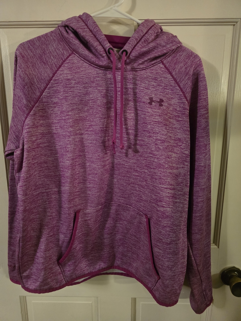 Under Armour Women's Heathered Purple Pullover Hoodie #243
